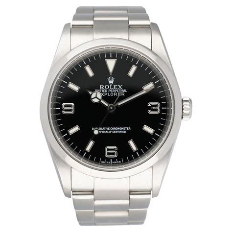 rolex explorer small 2001|ROLEX Explorer 1 114270 (K) box Stainless Steel mensWatch .